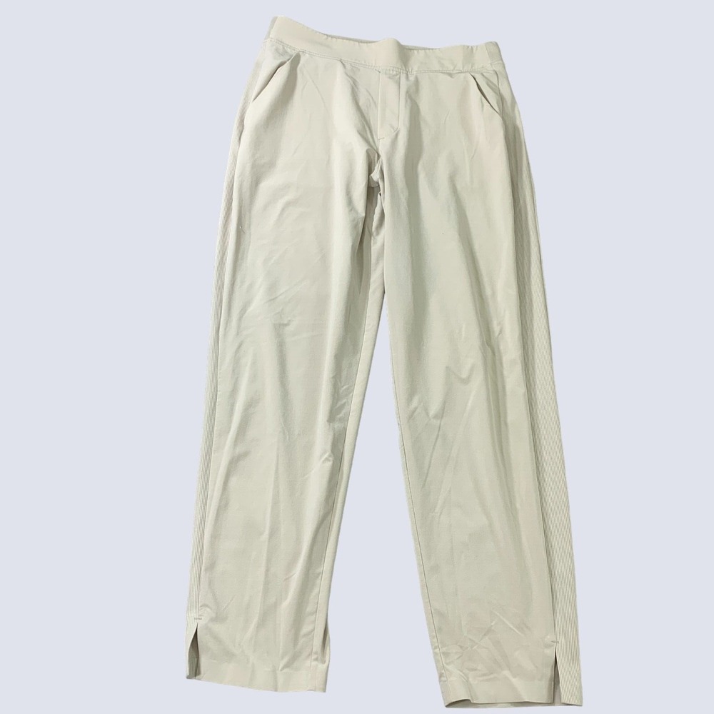 Athleta Pants Womens 8 (30x27) Beige Brooklyn Ankle Stretch Pull On Lightweight‎